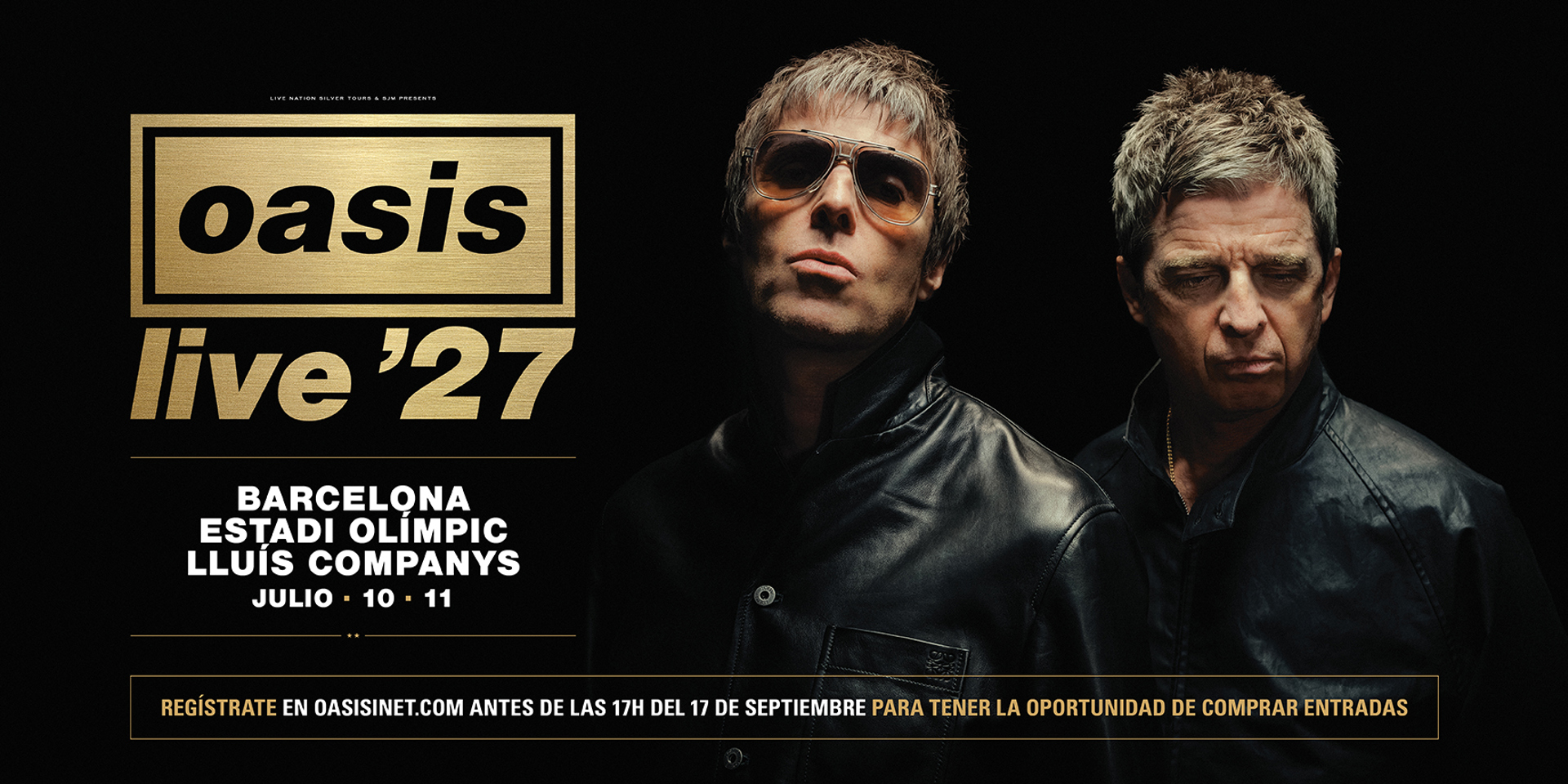Oasis solicitar acreditaciones de prensa para Barcelona